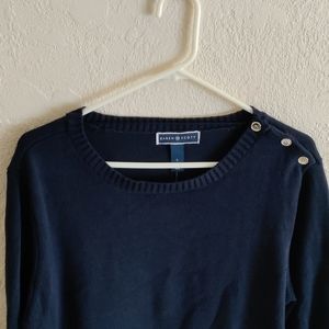 Karen Scott Sweater(L) NWT Women's-Intrepid Blue